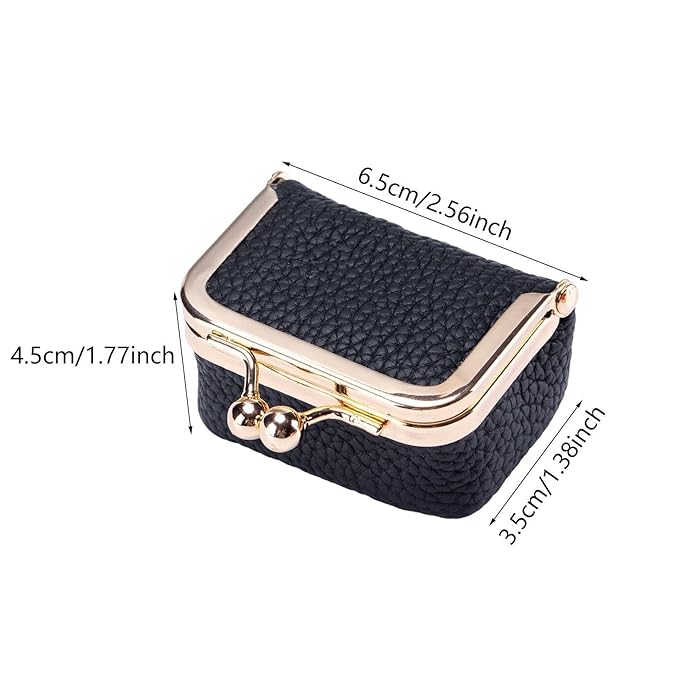 Mini genuine leather jewelry box, portable vintage style jewelry box
