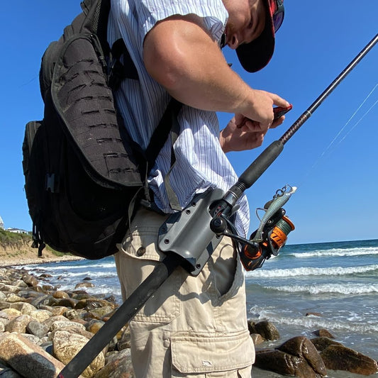 Fishing Rod Holster – Hands-Free Fishing Pole Holder (Right Hip Carry)