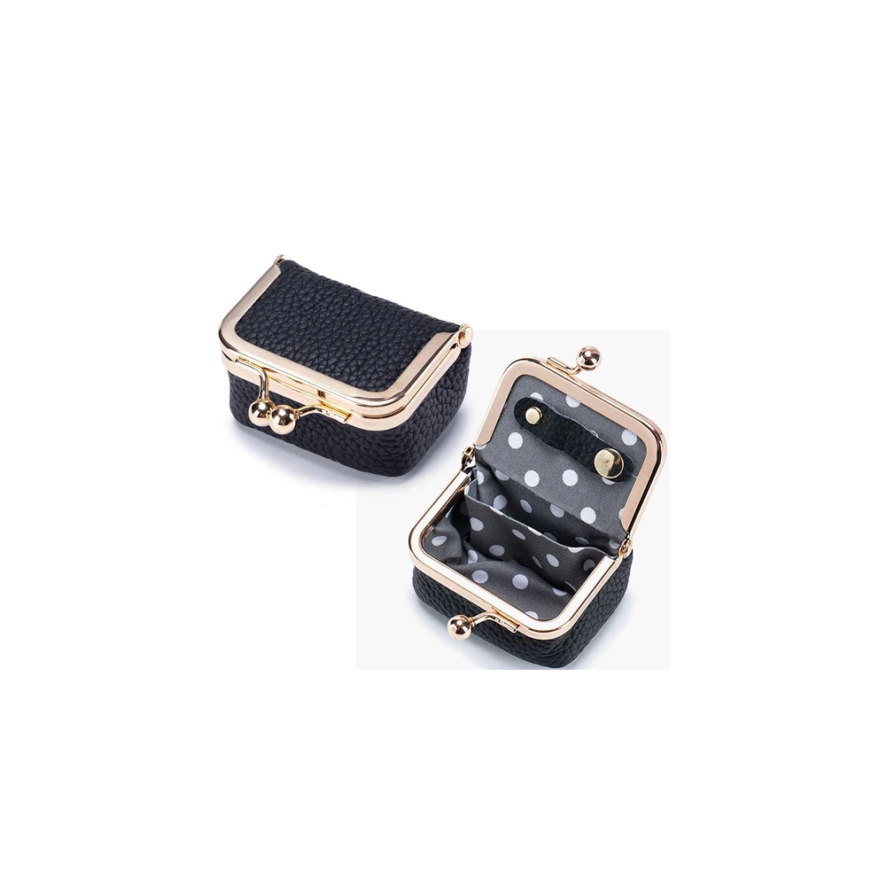 Mini genuine leather jewelry box, portable vintage style jewelry box