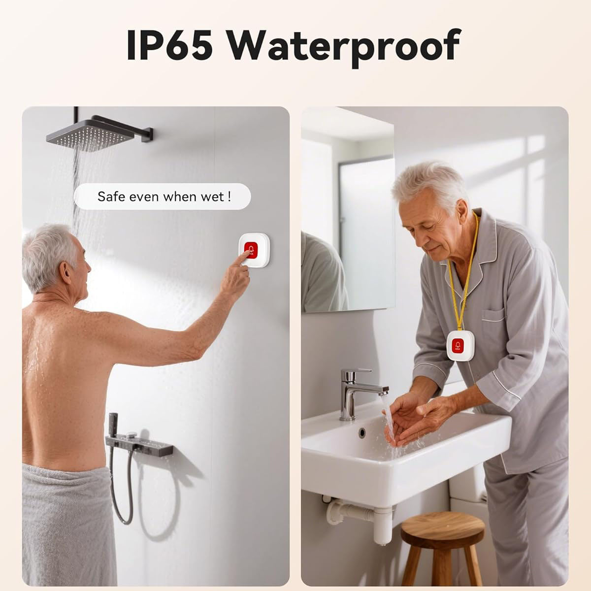 WiFi Caregiver Wireless Call Button System – Emergency Alert for Elderly Care