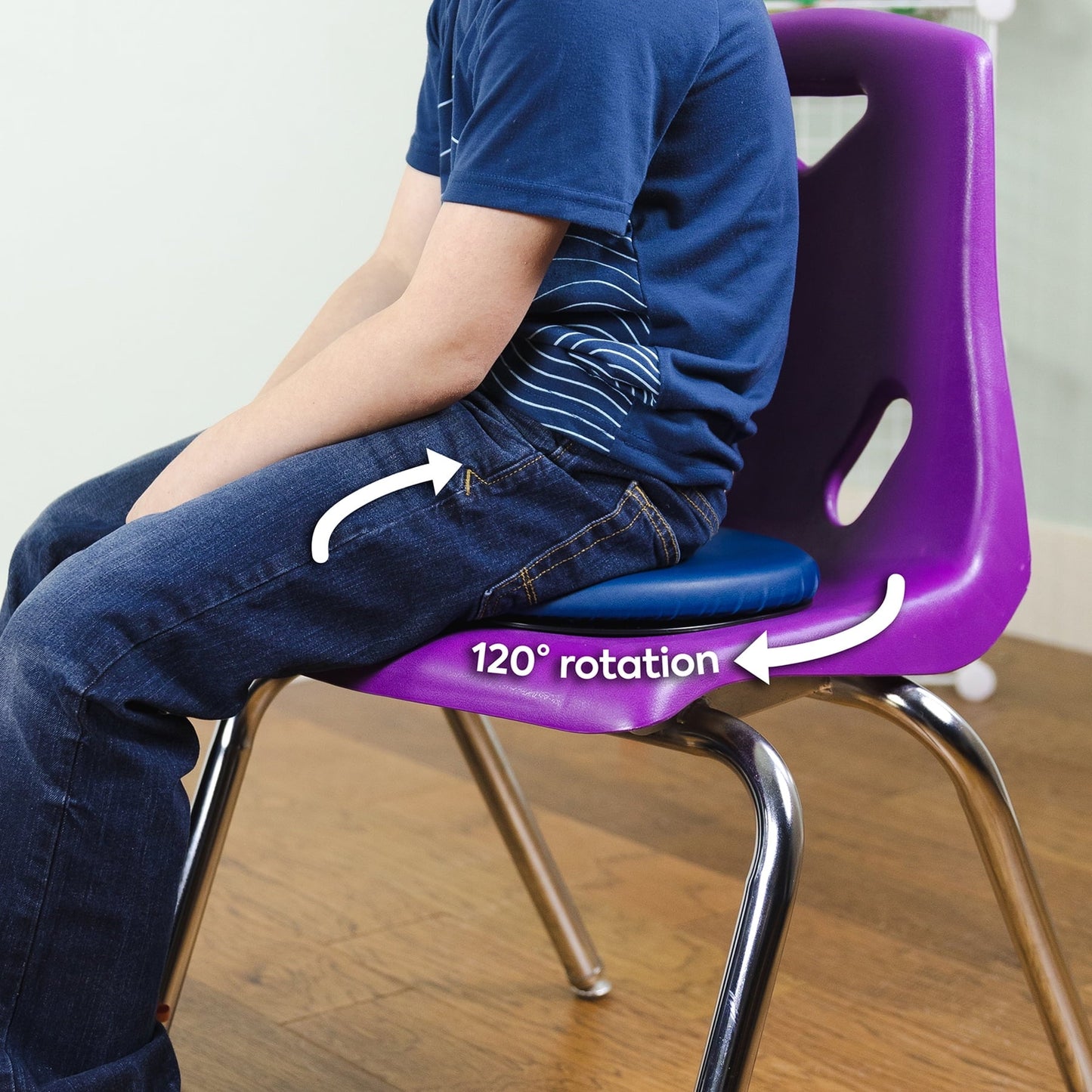 Sit & Twist Active Seat Cushion – 12” Sensory Cushion for Kids