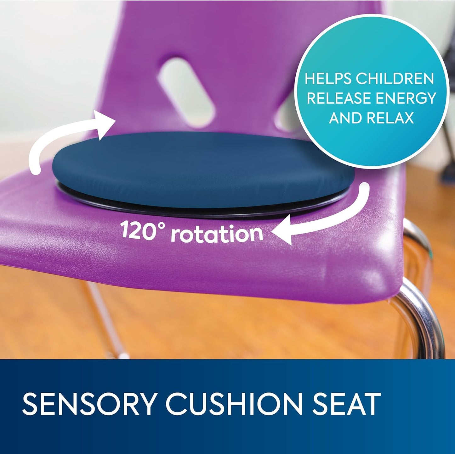 Sit & Twist Active Seat Cushion – 12” Sensory Cushion for Kids