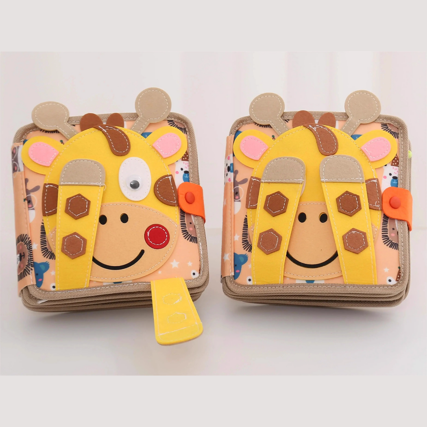 Children’s Giraffe-Themed Quiet Book