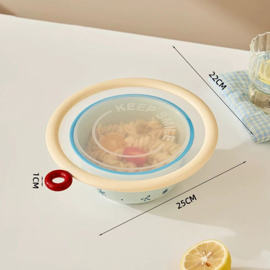 Silicone food storage lids